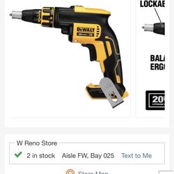 Dewalt XR Drywall Gun 20V