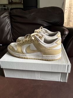 Nike Dunk Low White Gold Sneakers