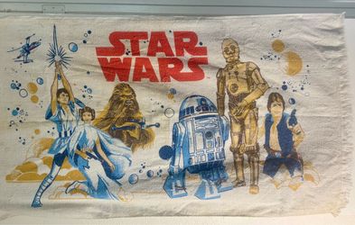 Vintage Original Star Wars Beach Towel 1977