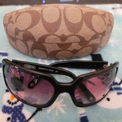 Women's COACH Sunglasses With Case.  $50 Pickup In Oakdale 