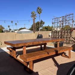 NEW 8ft Outdoor Dining Set - Made To Order