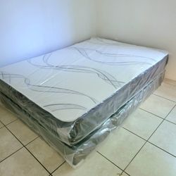 New FULL MATTRESS and BOX SPRING - 2PC