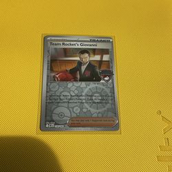 Pokémon Team Rocket’s Giovanni regional stamp promo