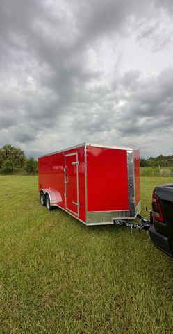 🦅Quality Cargo Trailer Brand 🆕 7x16 Ta Tandem Axle PLYCORE 0.080 🔥