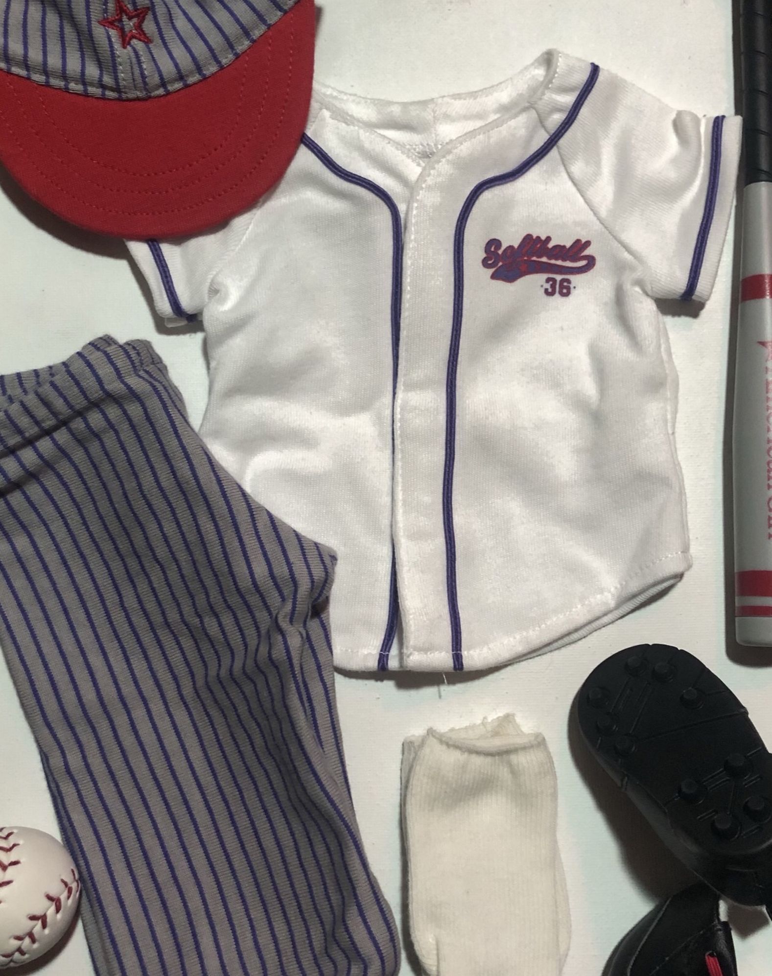 American Girl Doll Clothes (Baseball/Softball Outfit)