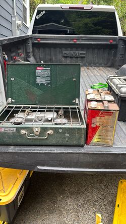 Coleman Stove W 3 Gallons Fuel 