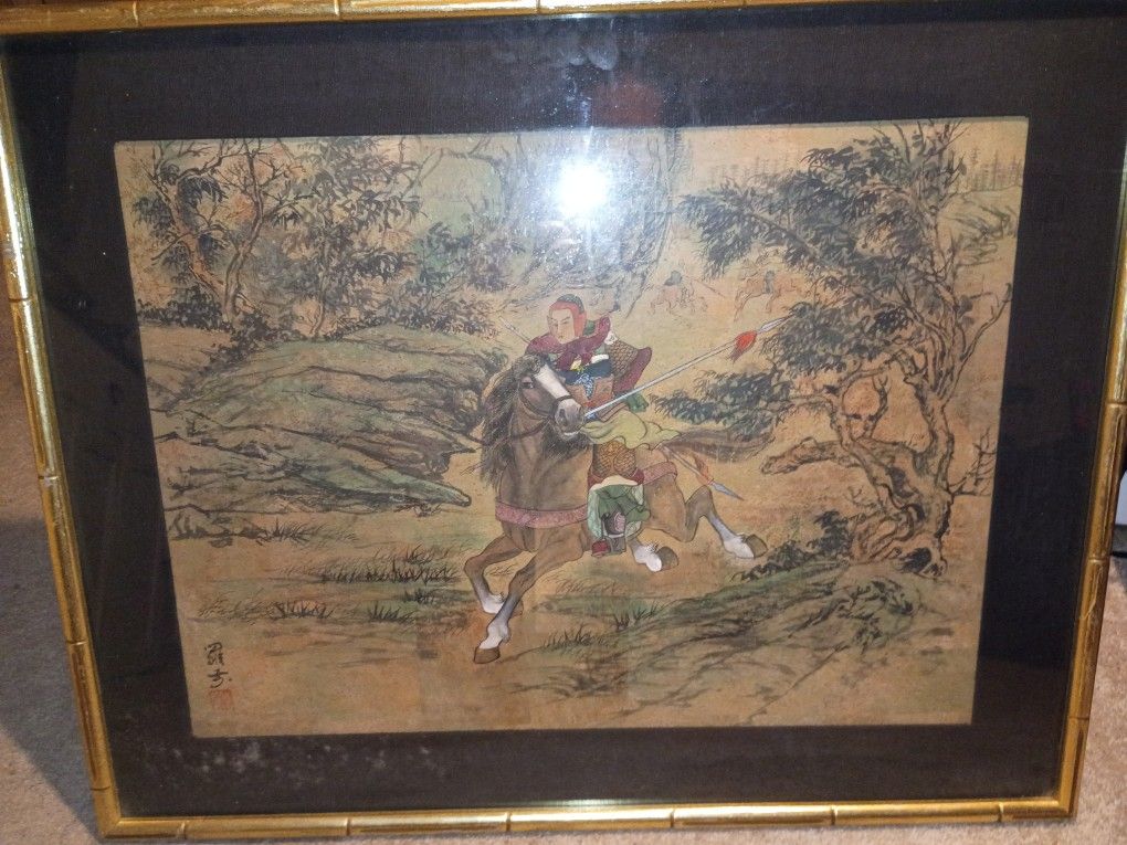 Chinese Silk Painting Antique