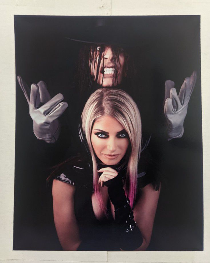 Alexa Bliss Jeff Hardy Undertaker Tribute 8x10 Photo Print WWE AEW wrestling 