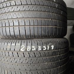 2 Tires 285.35.19 Good Year Eagle 90 % Tread Dot 0926