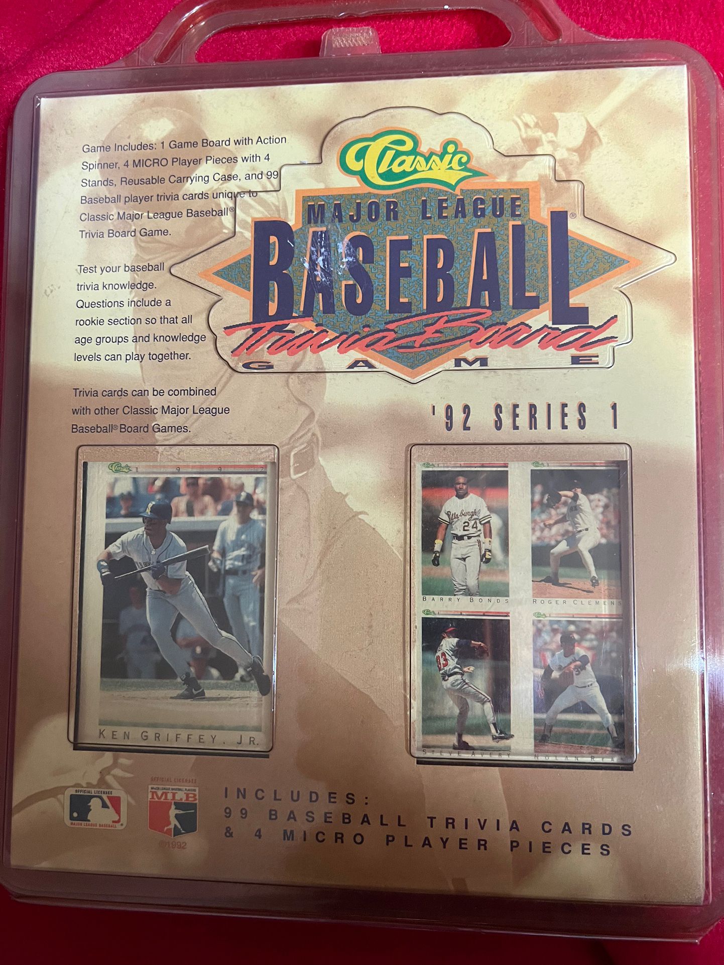NIB Classic Major League Baseball Trivia Board Game 1992 Series 1 New Sealed Box