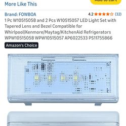 Luces De Refrigerador En Exelentes Condiciones Nueva