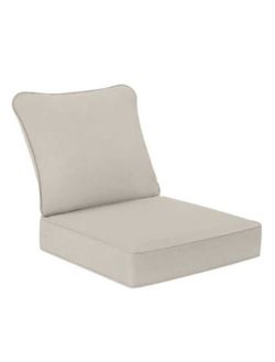 Hampton Bay 22 in. x 24 in. 2-Piece Deep Seating Outdoor Lounge Chair Cushion