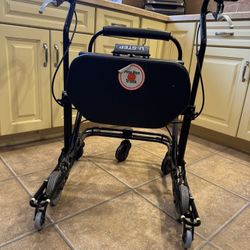 Walker With Seat And Brakes 