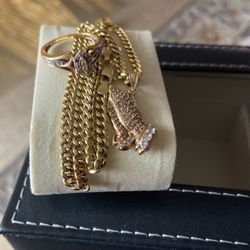 Real Gold 10 K ,almost 11”
