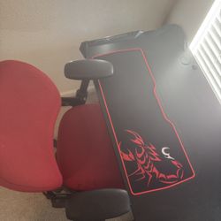 Desk And Office Chair 