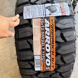 35X12.50R24 Arroyo RT Free Mount And Balance Included