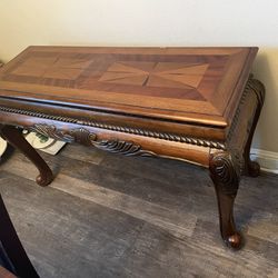 Console Table With Matching End Table 