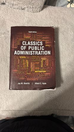 Classics Of public administration