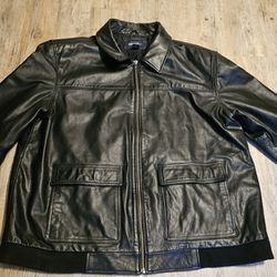 Cherokee Leather Jacket 2XL Black