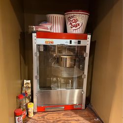 Theater Pop 8 Popcorn Machine Commercial Grade