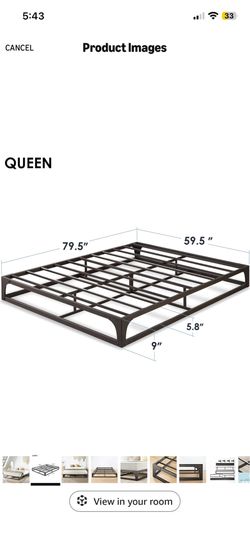 Queen Mattress and Frame