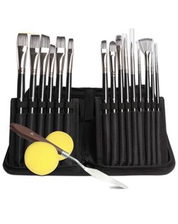 NEW in package- Artist Paint Brush Set - 15 Sizes Acrylic Paint Brushes
