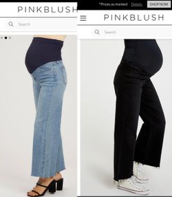 Pink blush Maternity Jeans