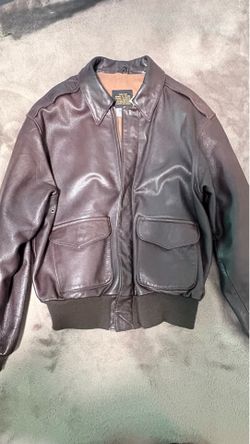 Avirex Type A-2 Genuine Goatskin Leather Flight Jacket. Made in USA 🇺🇸. BBC B