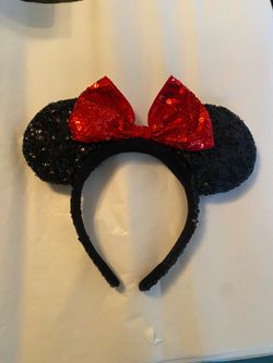 Disney Red Bow ears