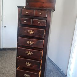 Solid Wood Tall Dresser