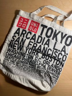 White Uniqlo Tote Bag