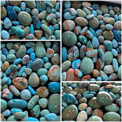 Polished Turquoise Cabochons For Sale