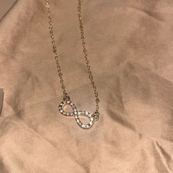 Gift Box And Infinity N E C K L A C E  New 