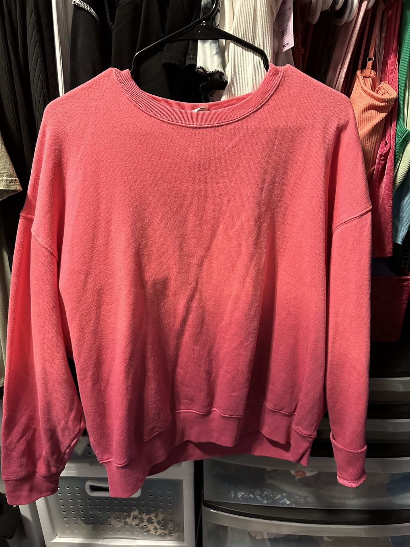 VS Pink Pullover Size Large