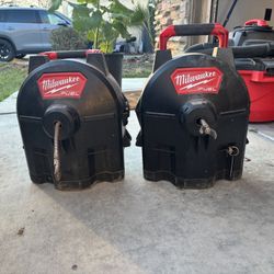 Milwaukee battery drain snake 