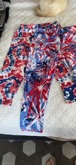 July 4 th patriotic leggings size medium