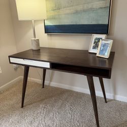 Wooden Desk With Drawer