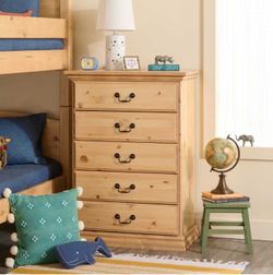 2 Ponderosa Pine 5 Drawer Deesser