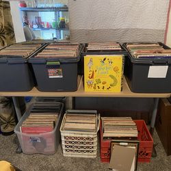 Large selection of record LP’s