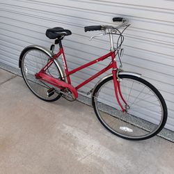 Vintage 26 Inch Free Spirit / Sheffield  Step Thru 3 Speed Bicycle In Good Condition From The 1970’s 