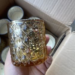 Gold candles