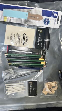 Blick Art Supplies With Clipboard And Notebook