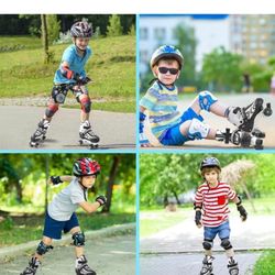 Roller Skates Adjustable Roller Skates for Toddler Kids size M 13C