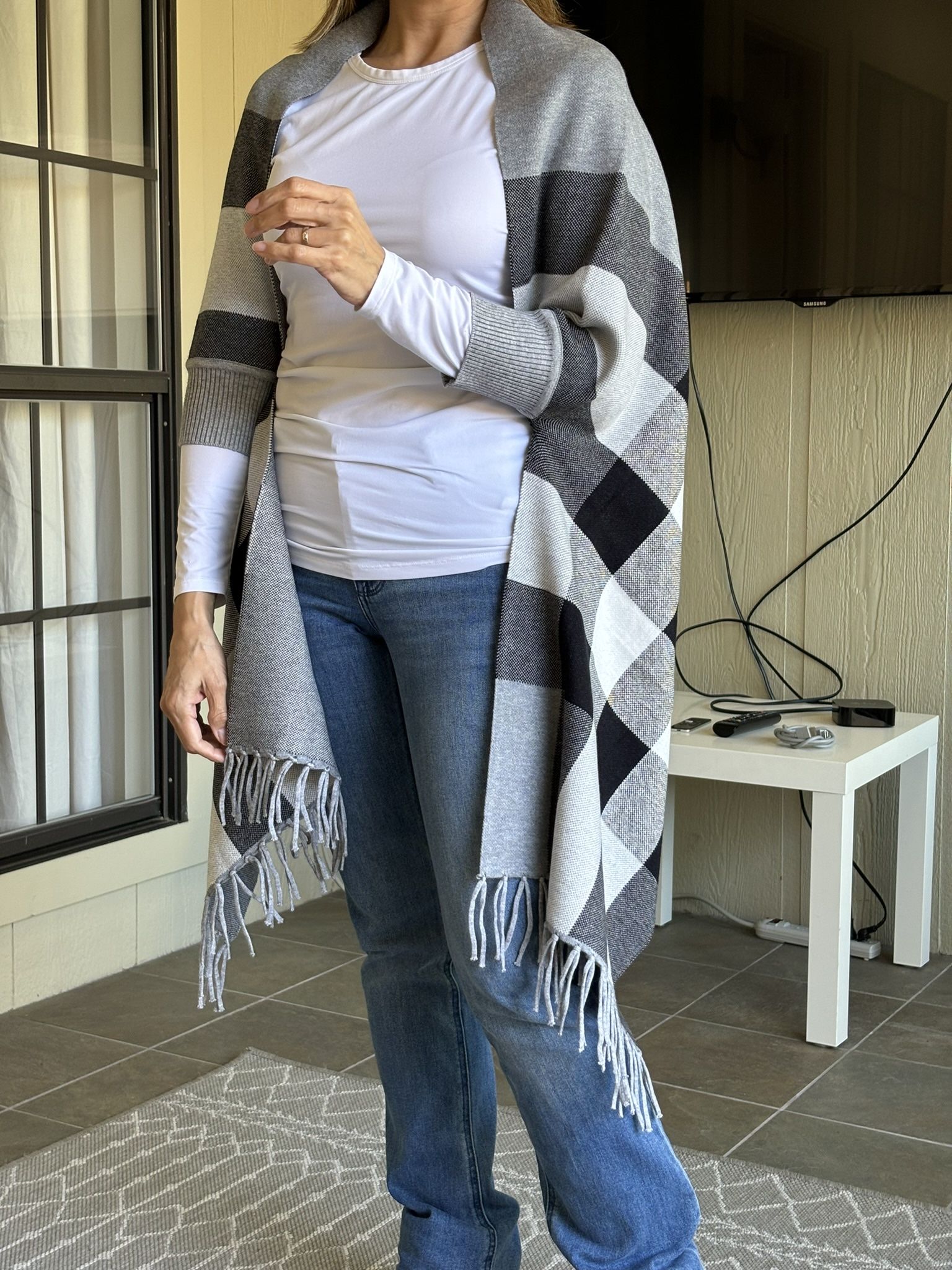 New Warm Sweater Shawl