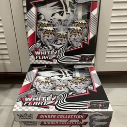 Pokémon White Flare Binder Collections New Sealed