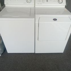 Washer and electric dryer set with warranty 