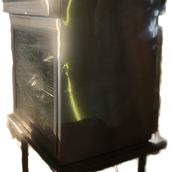 Glass  display  refrigerator