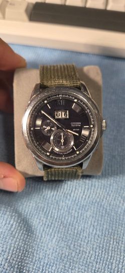 Citizen Eco-Drive E310-S045282 Perpetual Calendar Big Date Watch Runs