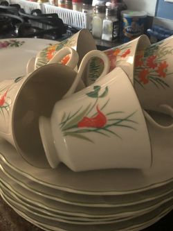 Deserve Plate And Cups