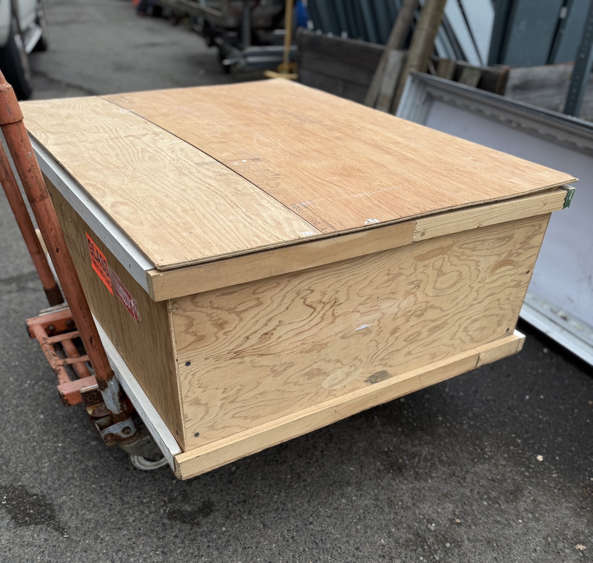 Wood Shipping Crate / Raised Garden Bed